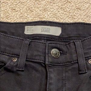 Topshop distressed skinny jeans